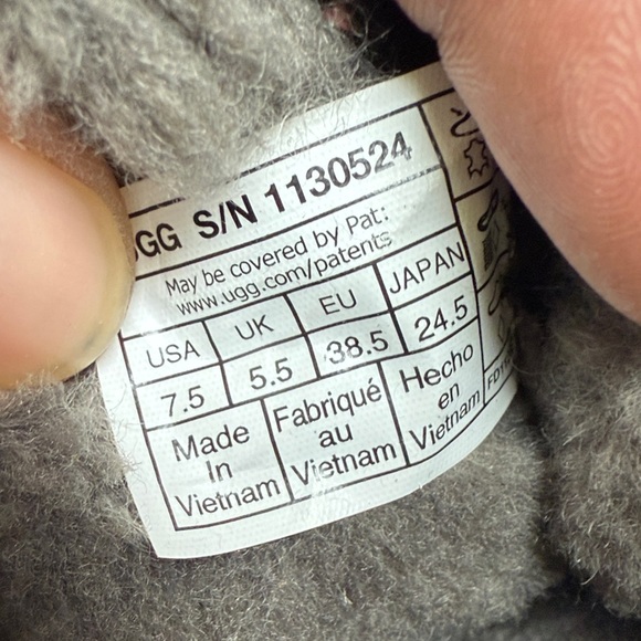 UGG Ashton Addie Waterproof Women's black Winter Boots size 7.5 H1N1 - Picture 6 of 8